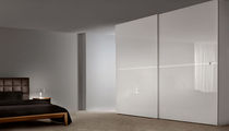 contemporary lacquered wardrobe with sliding doors OTTOEMEZZO: K51 by C.Bimbi & C. Sironi MASSON MATIEE