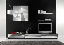 contemporary lacquered wood TV wall unit PSICHE by G.T.Garattoni TONELLI Design