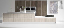 contemporary laminate kitchen (imitation wood) CRISTAL AND ECLISSE Corazzin Group - Contract & hotel