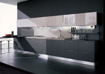 contemporary laminate kitchen (imitation wood) MATRIX Corazzin Group - Contract & hotel