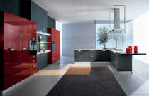 contemporary laminate kitchen (imitation wood) FUTURA Corazzin Group - Contract & hotel
