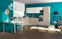contemporary laminate kitchen (imitation wood) DM0152 pensarecasa.it