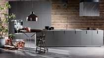 contemporary laminate / stainless steel kitchen HD23 by Massimo Castagna Rossana