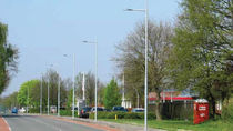 contemporary lamp post (HID) 2-TONE Indalux