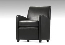 contemporary leather armchair DOWNTOWN by Barry Davison & Joanne Day DAVISON HIGHLEY