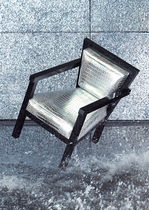 contemporary leather armchair GOYA PHILIPP PLEIN