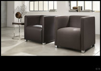 contemporary leather armchair ID.10 Indomo sit & sleep