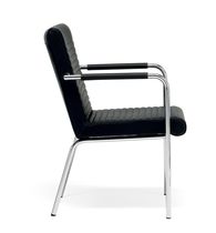 contemporary leather armchair QUILT by Olle Andersson OFFECCT