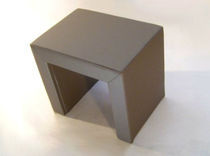 contemporary leather bed-side table SNAKE duwel