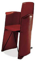 contemporary leather bridge armchair DELPHINA Arrben di Benvenuto Ottorino