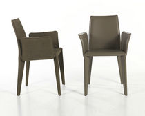 contemporary leather bridge armchair KARLOTA  Colico