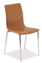 contemporary leather chair INGRID by Jan Sabro Vibiemme