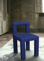 contemporary leather chair QUADROTTA by Bartolini/Lanzi Architects Extrabilia