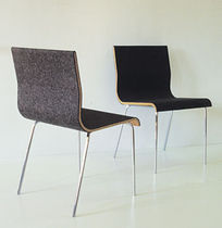 contemporary leather chair SLOW  Sanktjohanser