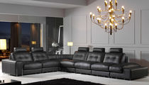 contemporary leather corner sofa DAYTON GRUPO PIEL CONFORT / SIEXTTA
