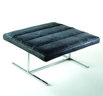 contemporary leather footstool SELF by Giuseppe Vigan&ograve; Rivolta e la pelle