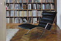 contemporary leather lounge chair FK 87 GRASSHOPPER by P.Fabricius & J.Kastholm Lange Production