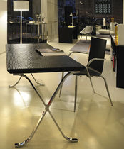 contemporary leather office desk BARCELLONA LUXURY STAMPA COCCODRILLO SABINOAPRILE/Interior Design