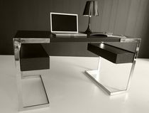 contemporary leather office desk FLORENCE SABINOAPRILE/Interior Design
