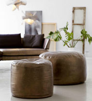 contemporary leather pouf CILINDRICO mimo contract