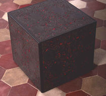 contemporary leather pouf UNDERSKIN Extrabilia