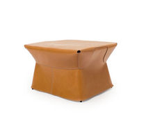contemporary leather pouf CUIR POUF by Palomba Serafini SKITSCH