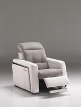 contemporary leather recliner armchair CASPER Satis