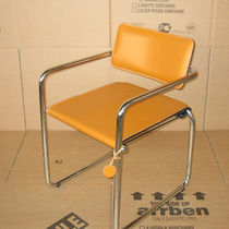 contemporary leather sled base chair BRUXE  Arrben di Benvenuto Ottorino