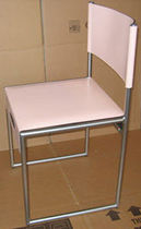 contemporary leather sled base chair NOVECENTO Arrben di Benvenuto Ottorino