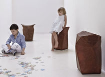 contemporary leather stool 7660 PARTICLES by Ferry Meewisse , Tom Dissel Gelderland