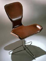 contemporary leather swivel chair K : 2 Koi