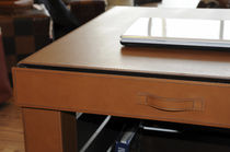 contemporary leather writing desk DE001 FUR DECO