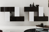 contemporary living room wall unit INBOX CO.13 by S.T.C. Calligaris Italian home design since 1923