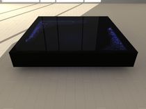 contemporary luminous coffee table ISIS Id&eacute;el