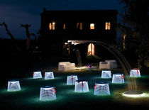 contemporary luminous garden coffee table IVY by P. Navone EMU