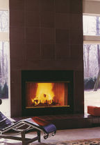 contemporary mantel for built-in fireplace HUDSON VALLEY NY  Get Real Surfaces