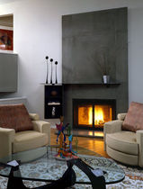 contemporary mantel for built-in fireplace RIDGEFIELD CT Get Real Surfaces