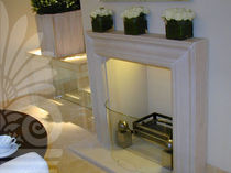 contemporary mantel for fireplace (stone) LIMEIRA STONE LimeStone Gallery