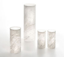 contemporary marble light column LUMA by Joel Berg  Marsotto