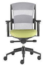 contemporary mesh office armchair ISIS by Gino Gamberini ABCO Office Furniture
