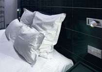 contemporary metal bedside lamp  Ecoled 