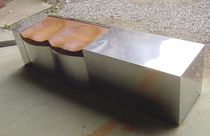 contemporary metal bench BANCO LLAVANERES ICI ET LA