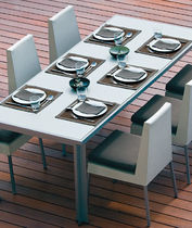 contemporary metal garden table SENSATIONS : JAZZ POINT