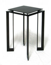 contemporary metal side table ADOUR by Julien Quiesse Triode Design