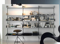contemporary metal wall shelf by Enzo Mari TRIESTE Robots