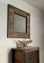 contemporary mirror in certified wood (FSC-certified) ISIS BSM