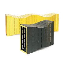 contemporary modular bench MUTABOR M by Nauris Kalinauskas Contraforma