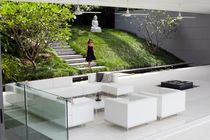 contemporary modular garden sofa LAZY by Kris Van Puyvelde Royal Botania - Red Label