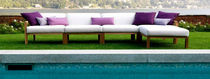 contemporary modular garden sofa OKAPI by Giovanni Crosera Externa Outdoor Design