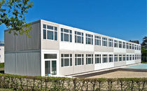 contemporary modular prefab building for construction site BASIC PLUS ALHO Systembau GmbH